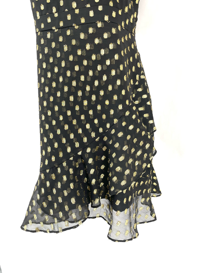 Size 10 Banana Republic Gold Dress