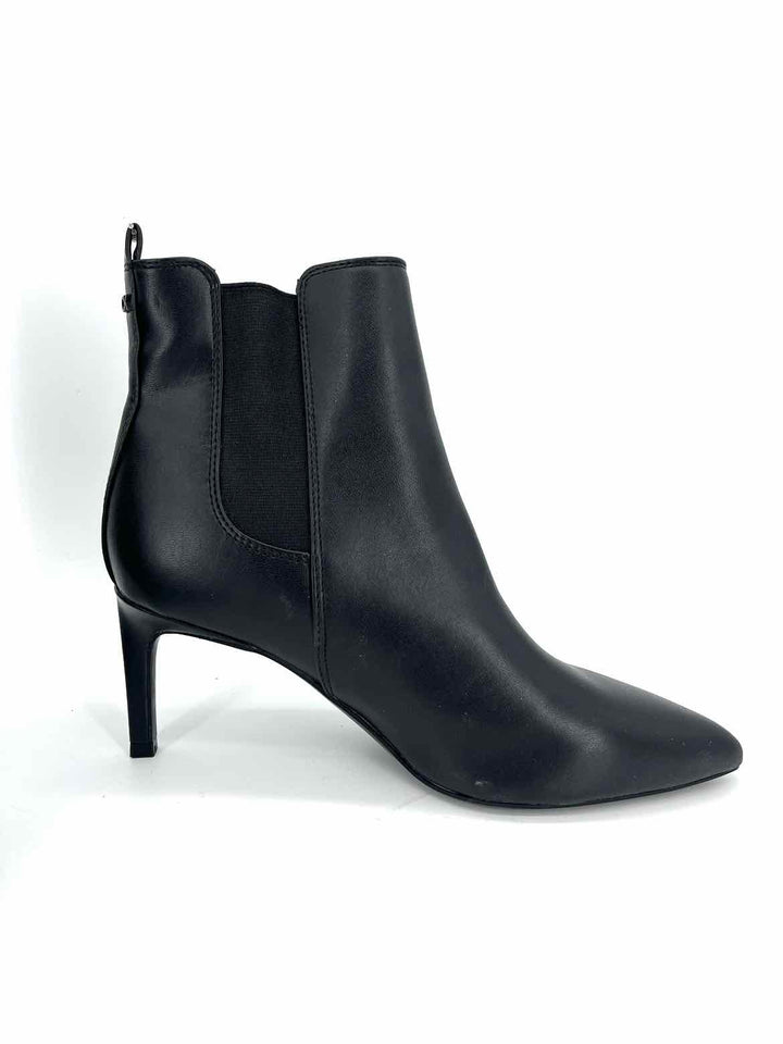 Shoe Size 8 Calvin Klein Black Faux Leather Boots