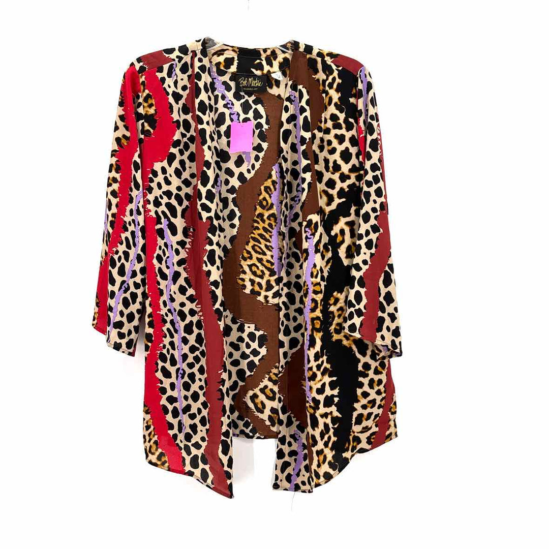 Size M BOB MACKIE Multi-Color Cardigan