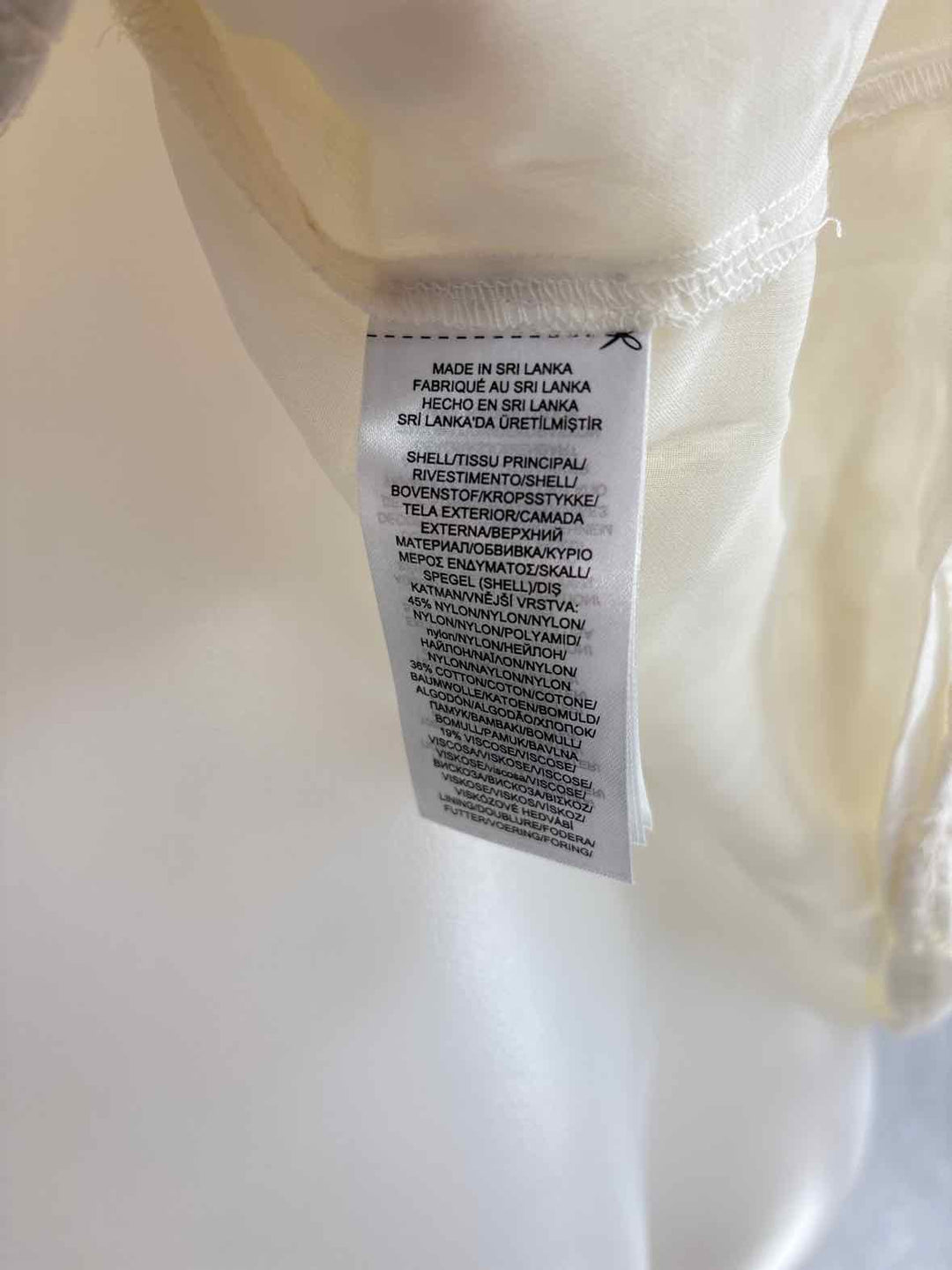 Size 8 RALPH LAUREN Cream Shirt