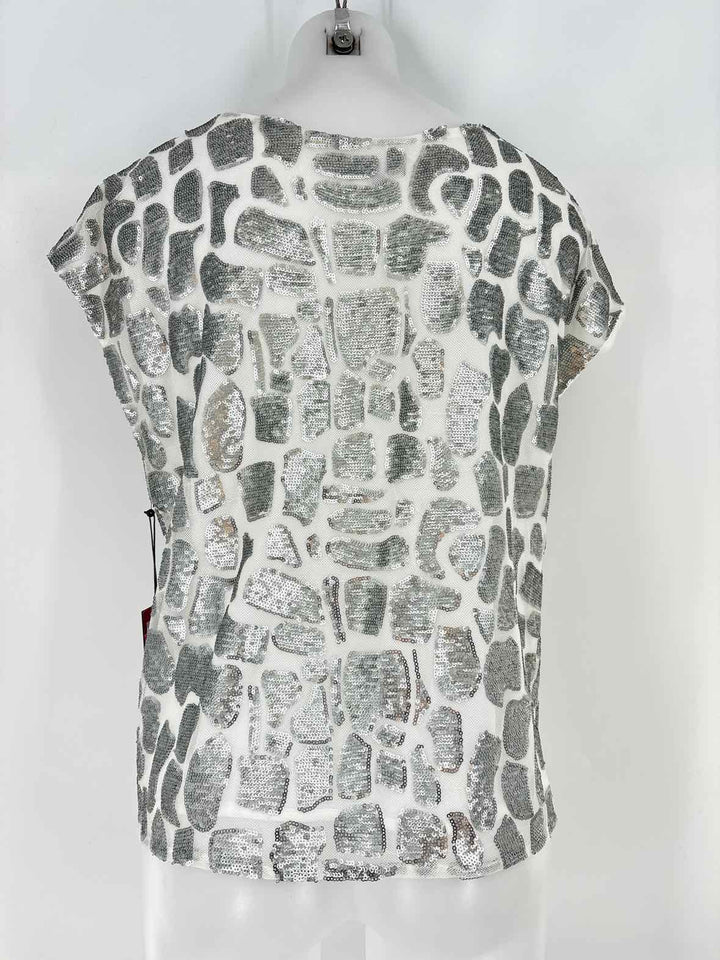 Size M Vince Camuto Silver Shirt