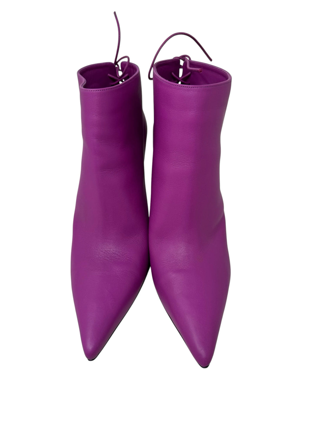 Shoe Size 40 Fuschia Leather Boots