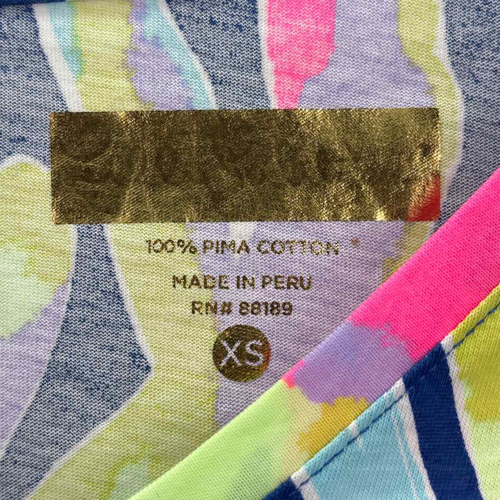 Size XS Lilly Pulitzer Multi-Color Knit Cotton Dress