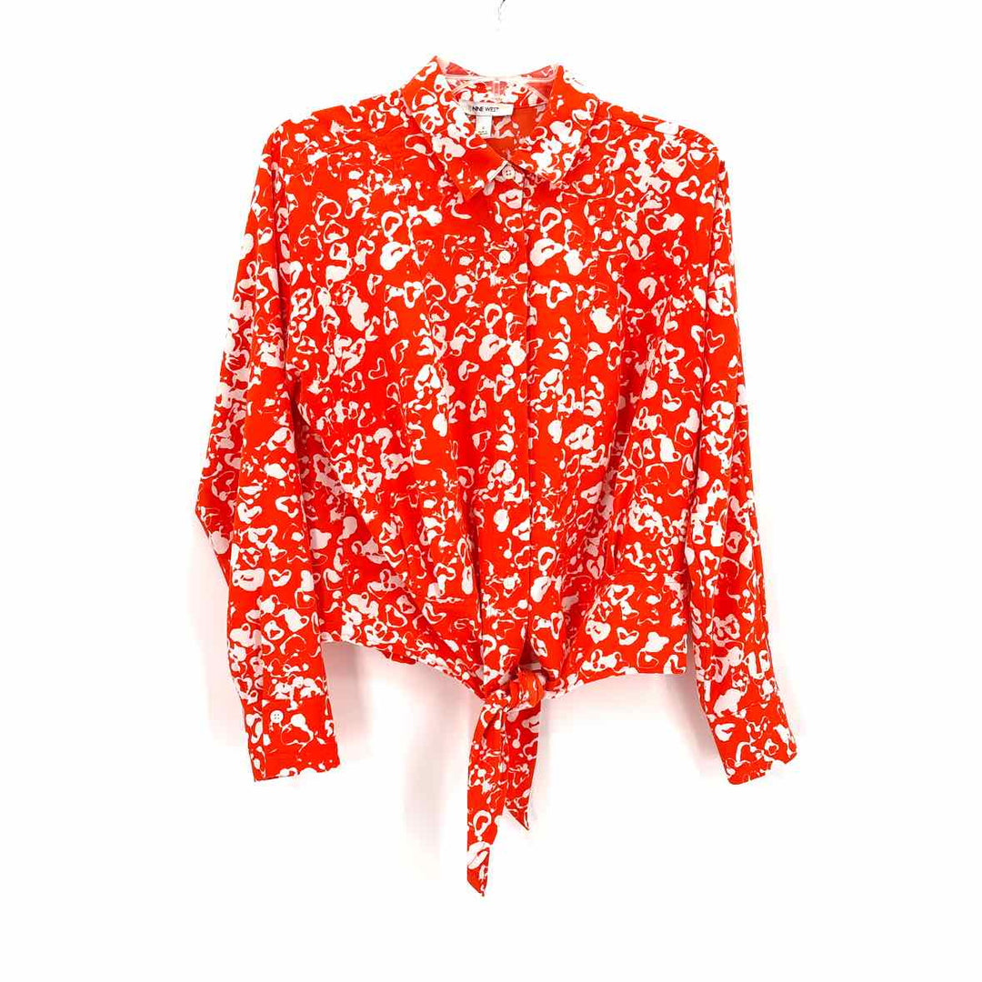 Size S Nine West Orange Shirt