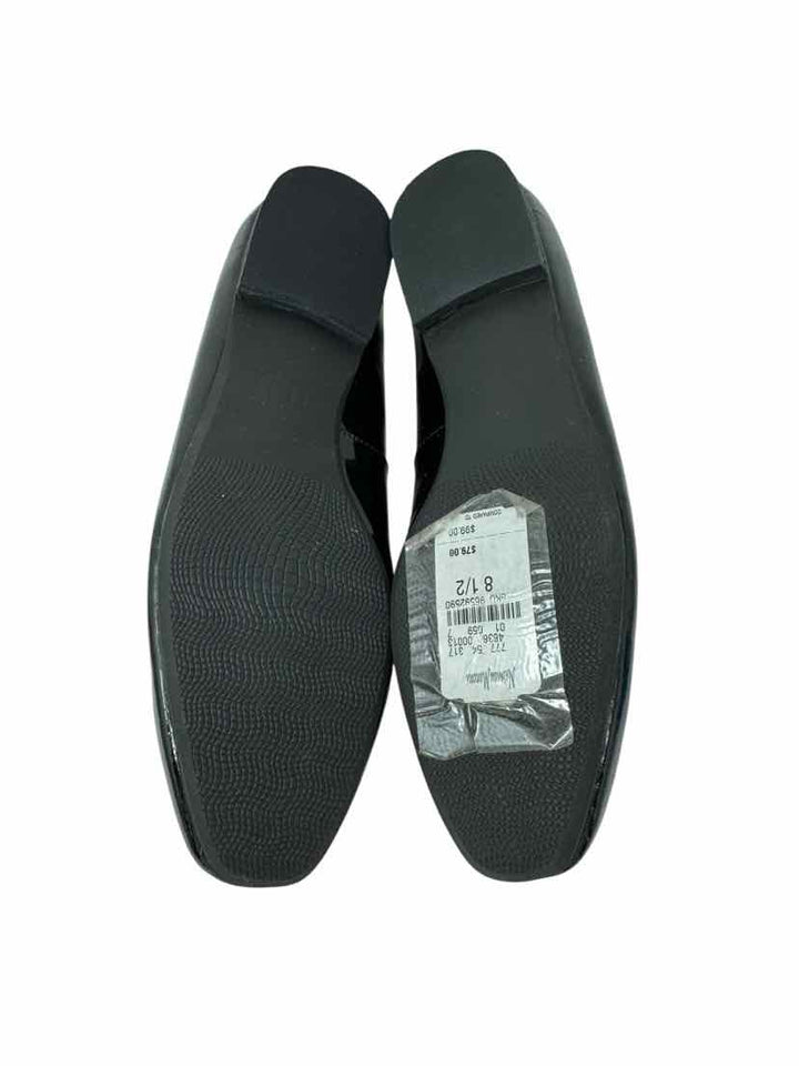 Shoe Size 8.5 NICOLE Black PATENT Flats