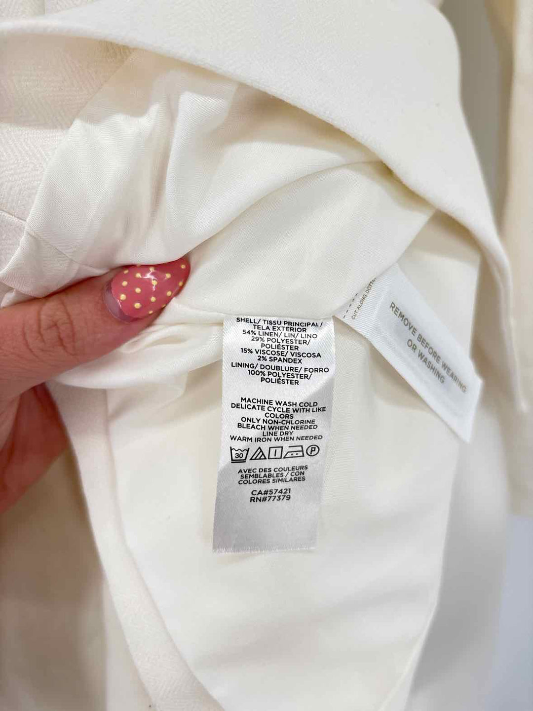Size 14 Ann Taylor Vanilla Blazer