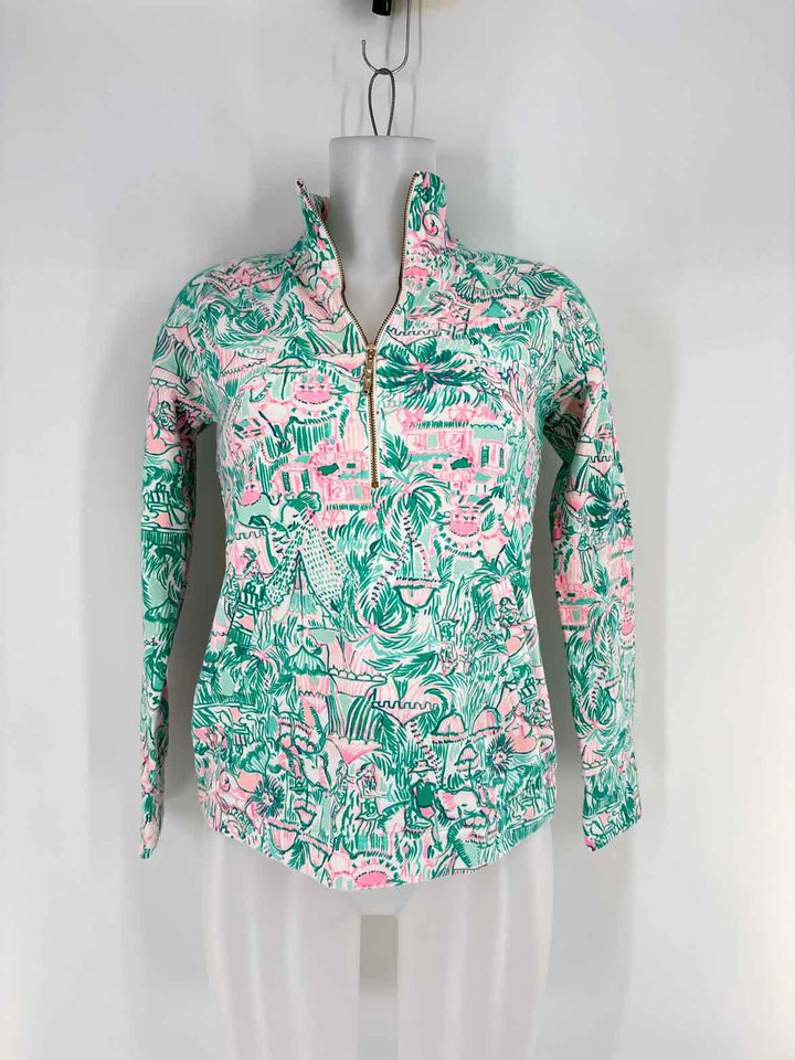 Size XS Lilly Pulitzer Green Sweater