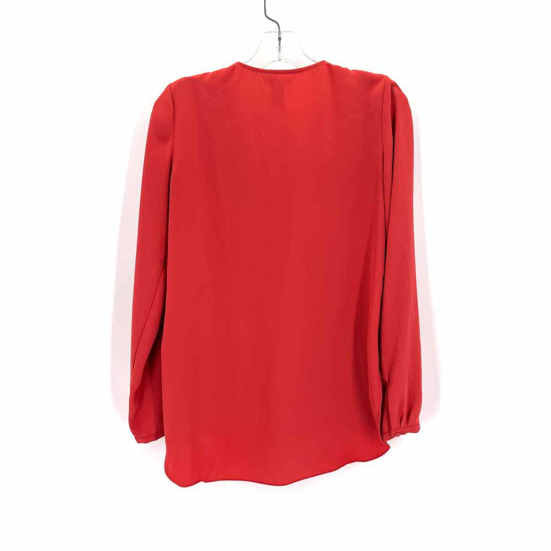 Size 0 White House Black Market Orange Shirt