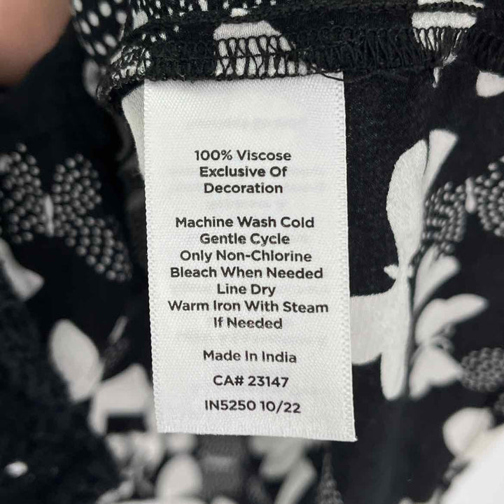 Size L Talbots Black Shirt