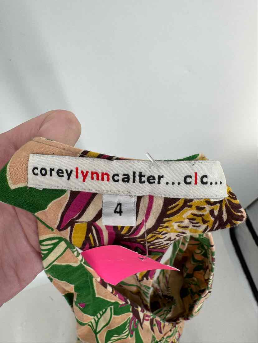 Size 4 COREY LYNN Tan Dress