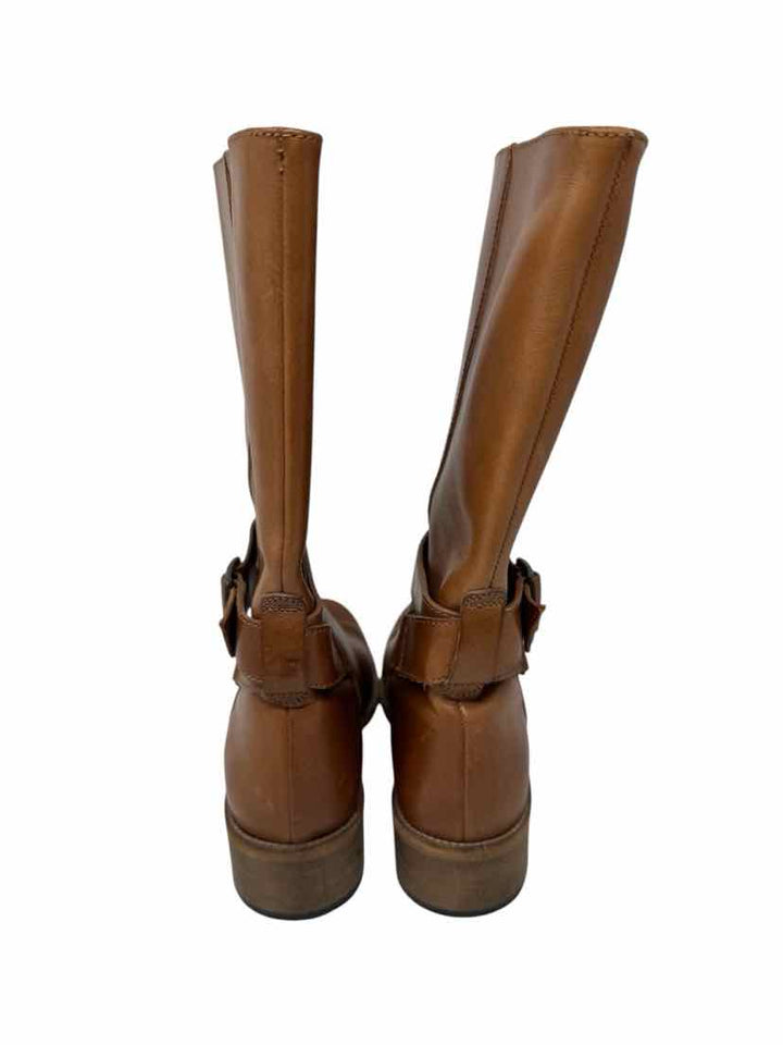 Shoe Size 38 Brown Leather Boots