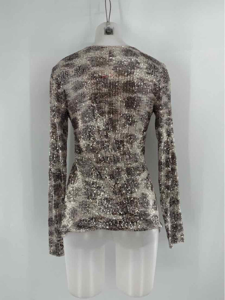 Size M FREE PEOPLE Bronze Shirt
