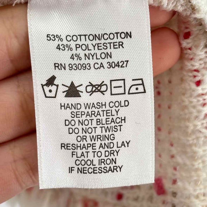 Size L NIC + ZOE Cream Knit Jacket