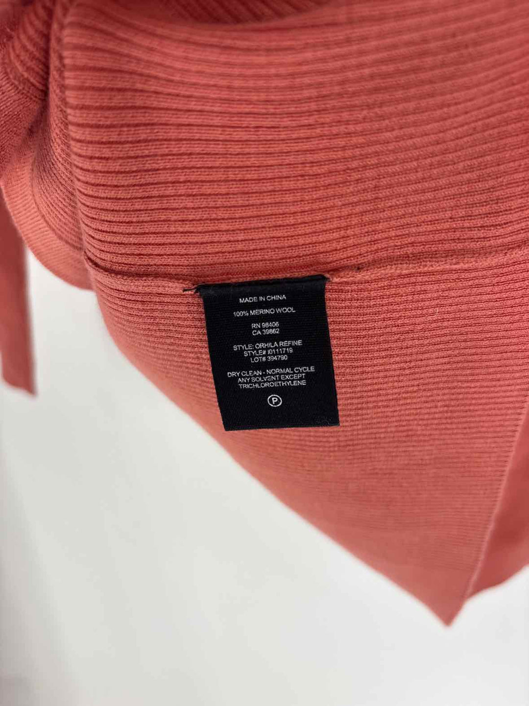 Size Petite THEORY Mauve Knit Cardigan