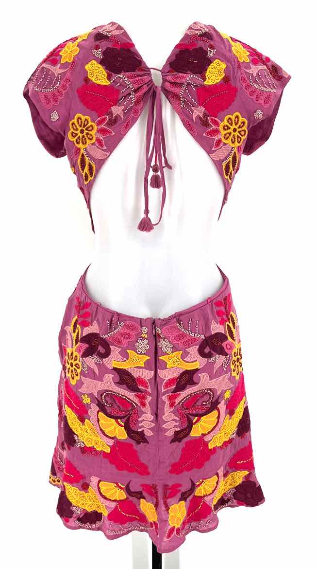 Size 12 MAEVE Purple Beaded Dress