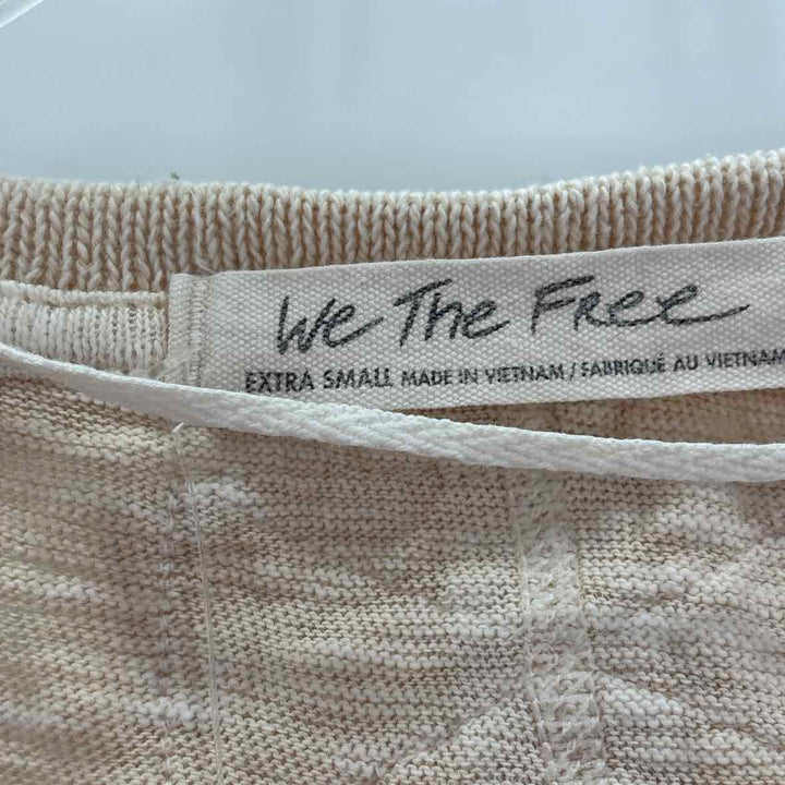 Size XS WE THE FREE Tan Cotton Shirt