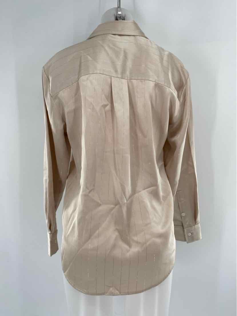 Size S Banana Republic Tan Silk Shirt
