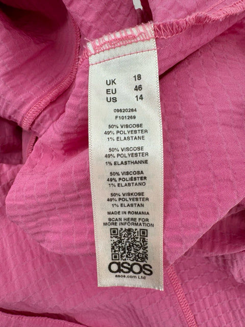 Size 14 Asos Pink Dress