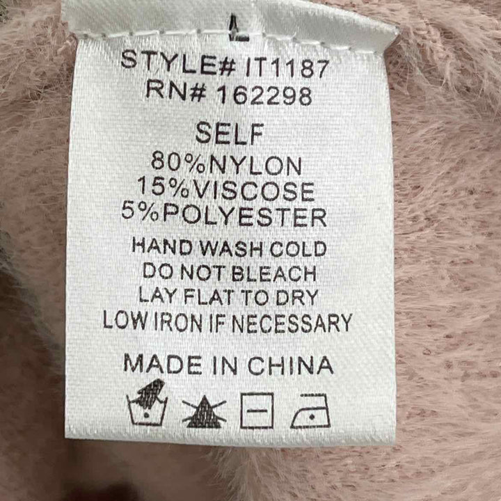 Size L Blush Faux Fur Jacket
