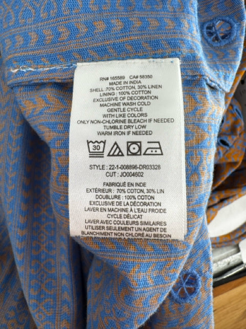 Size S JOIE Brown Print Dress