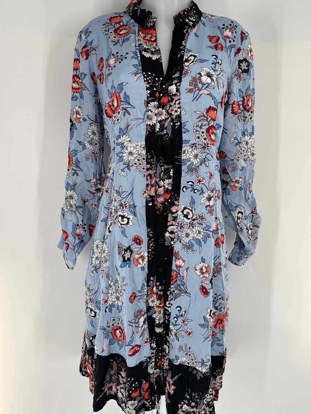 Size 10 MAEVE Blue Print Dress