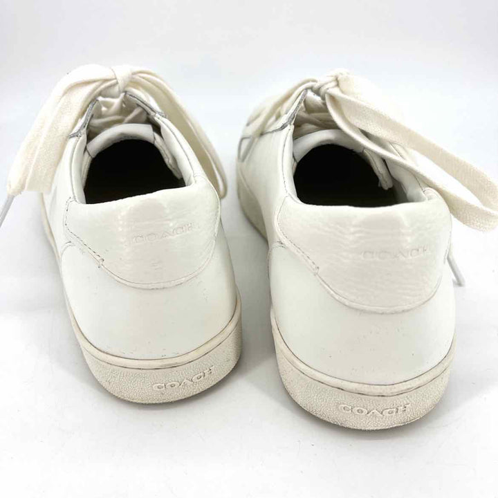 Shoe Size 44 Coach White Leather Sneakers