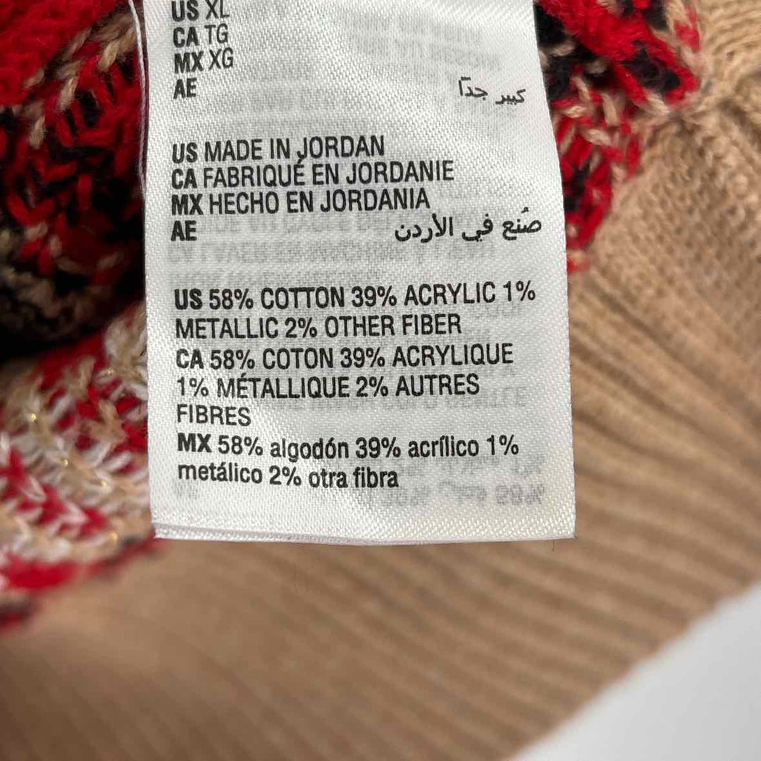 Size XL CHARTER CLUB Multi-Color Sweater