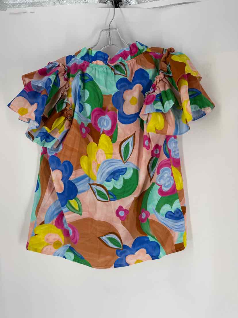 Size L SOFIA VERGARA Multi-Color Cotton Shirt