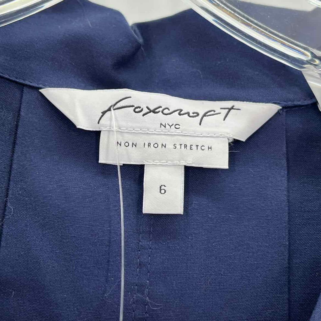 Size 6 FOXCROFT Navy Dress
