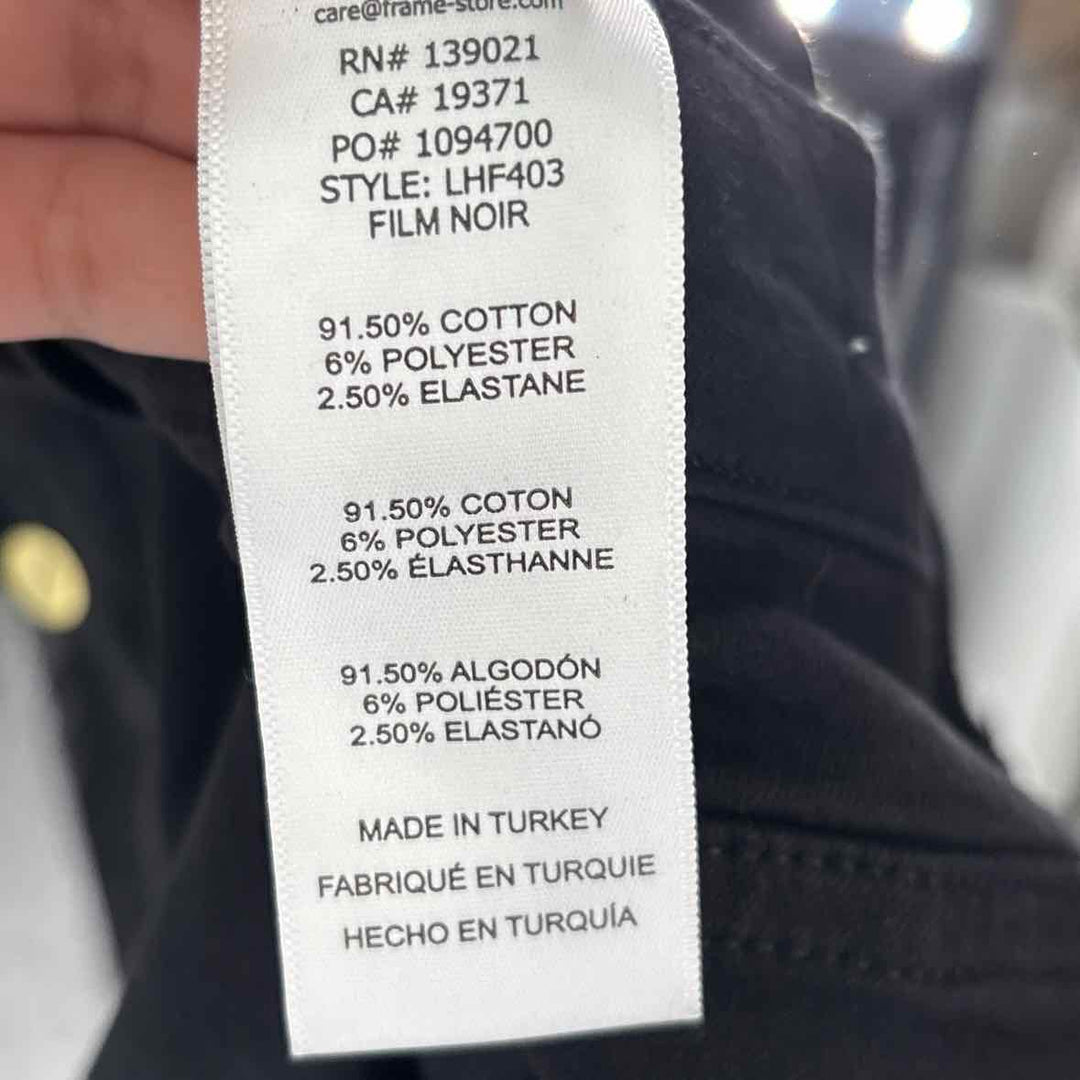 Size 33 FRAME Black Pants