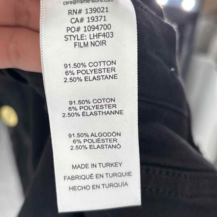 Size 33 FRAME Black Pants