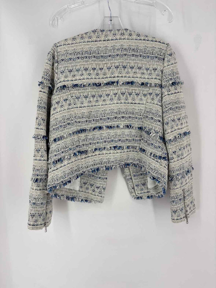 Size M JOIE Blue Tweed Blazer