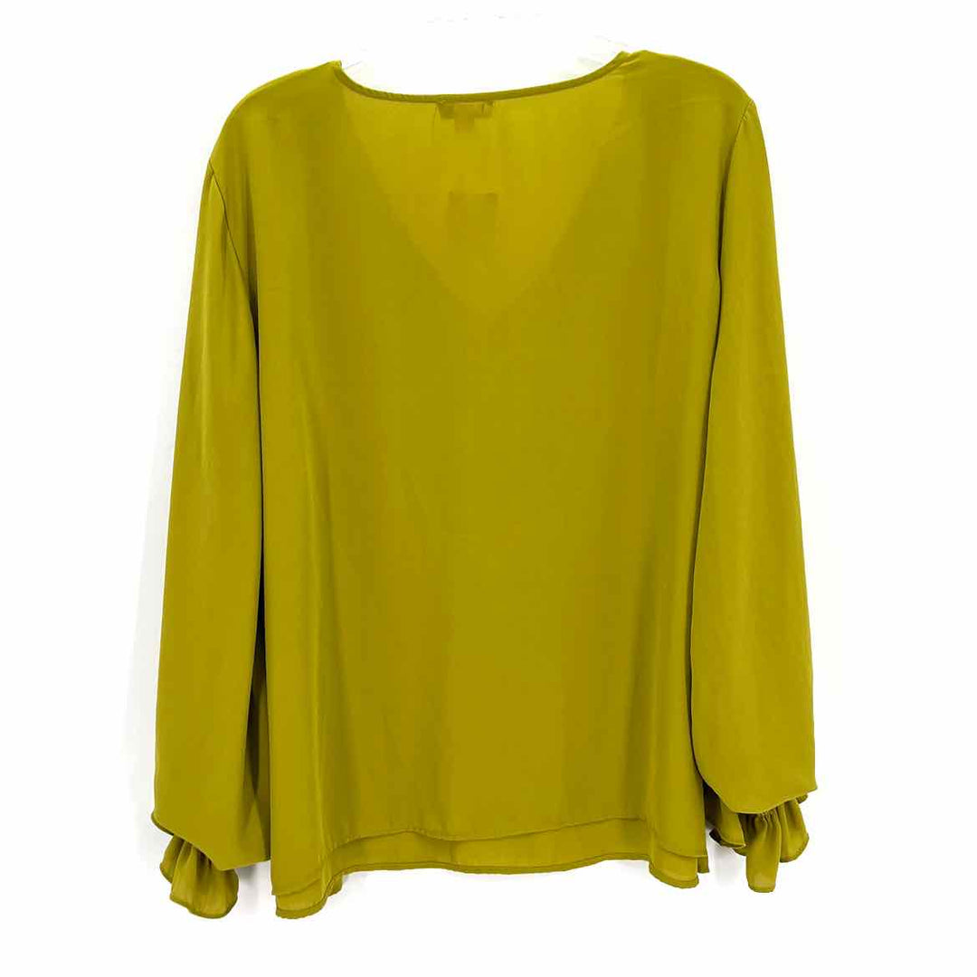 Size 2X Vince Camuto Lime Green Shirt