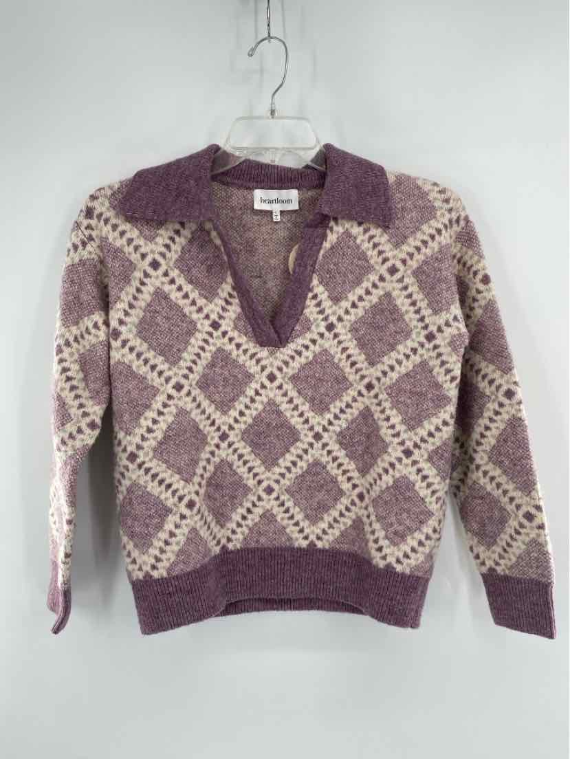Size S HEARTLOOM Purple Sweater