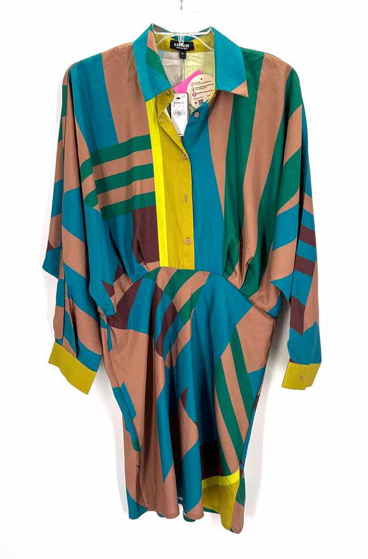 Size L EXPRESS Multi-Color Dress