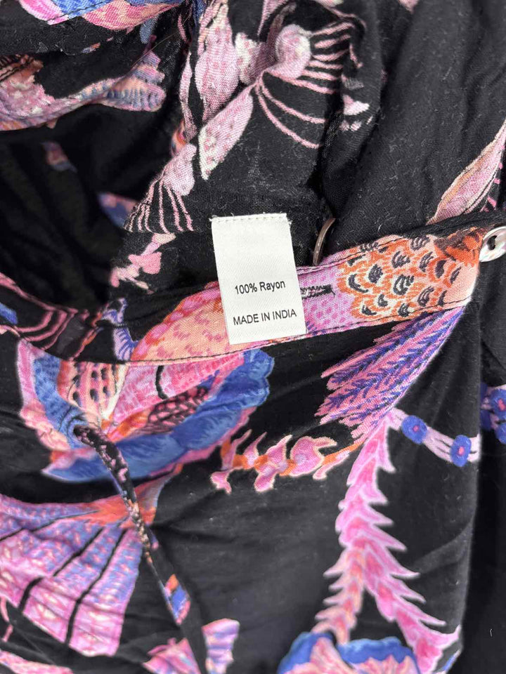 Size S Black Print Romper
