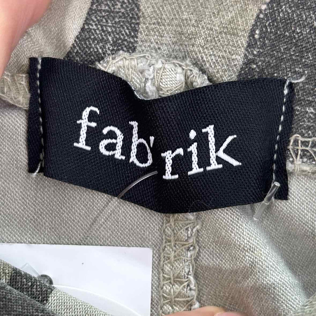 Size S FABRIK Green Print Pants