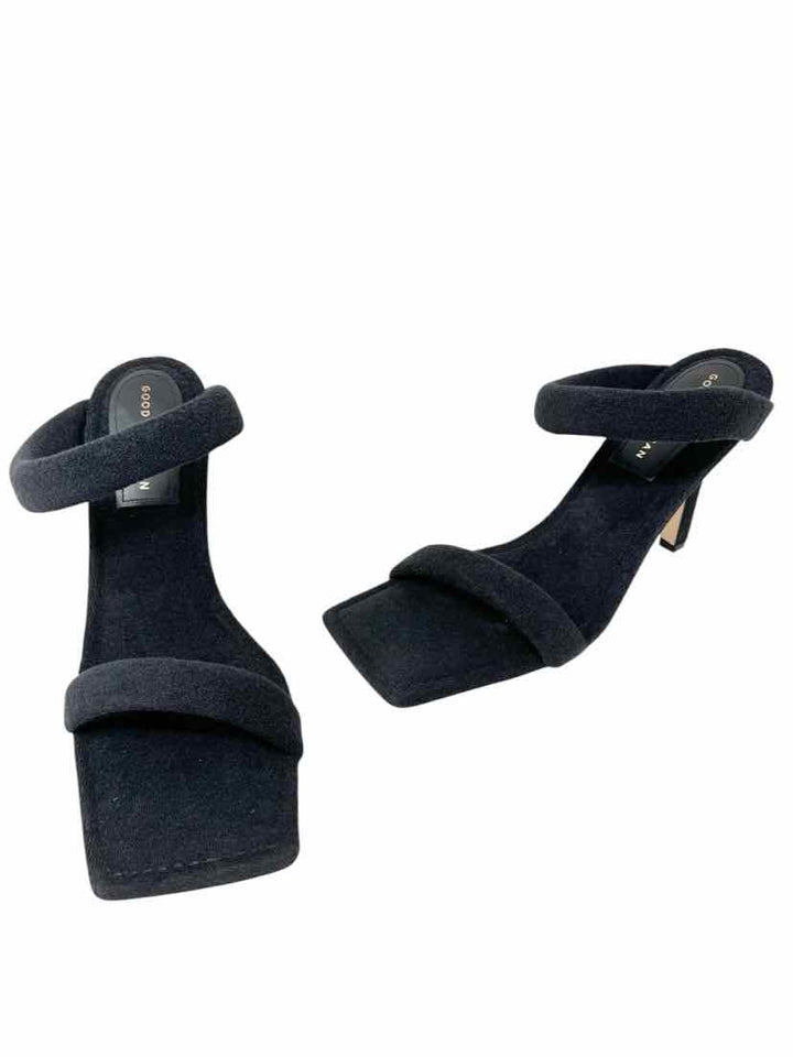 Shoe Size 11 GOOD AMERICAN Black Sandals