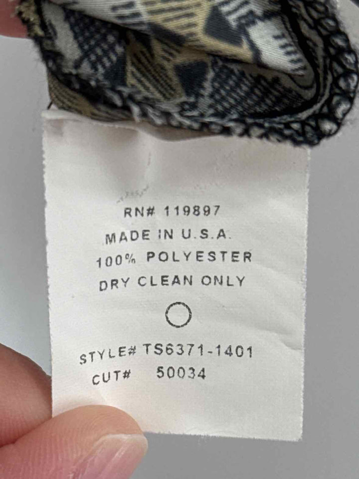Size S COLLECTIVE CONCEPTS Navy Print Shirt