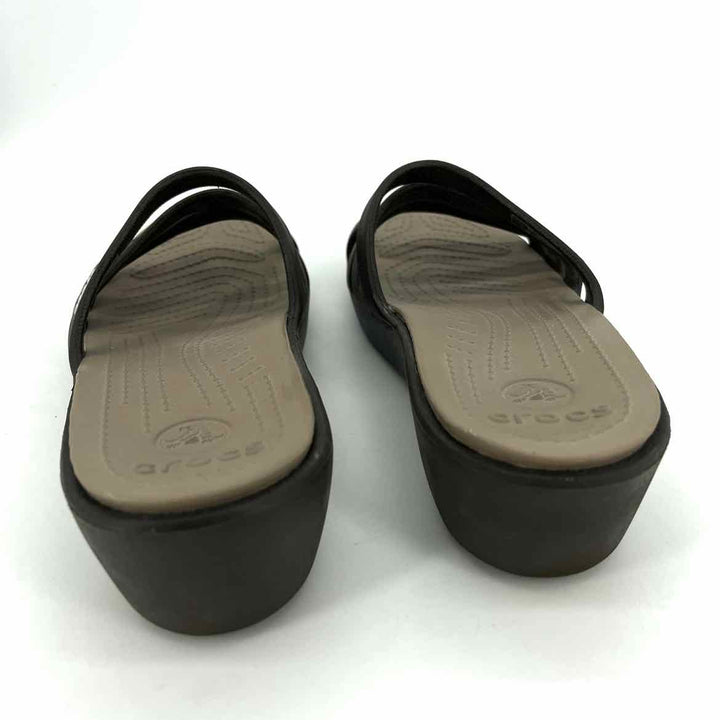 Shoe Size 10 Crocs Brown Sandals