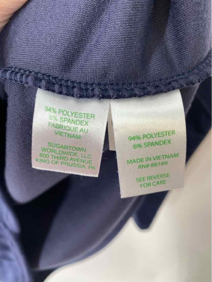 Size M Lilly Pulitzer Navy Velour Sweater