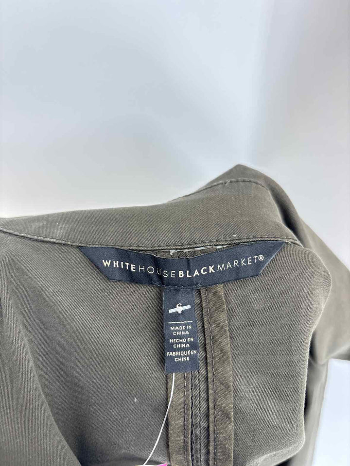 Size 6 White House Black Market Olive Jacket