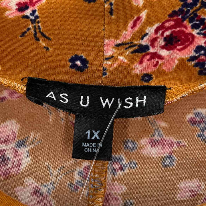 Size 1X Camel Knit Dress
