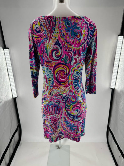 Size L Lilly Pulitzer Pink Cotton Dress
