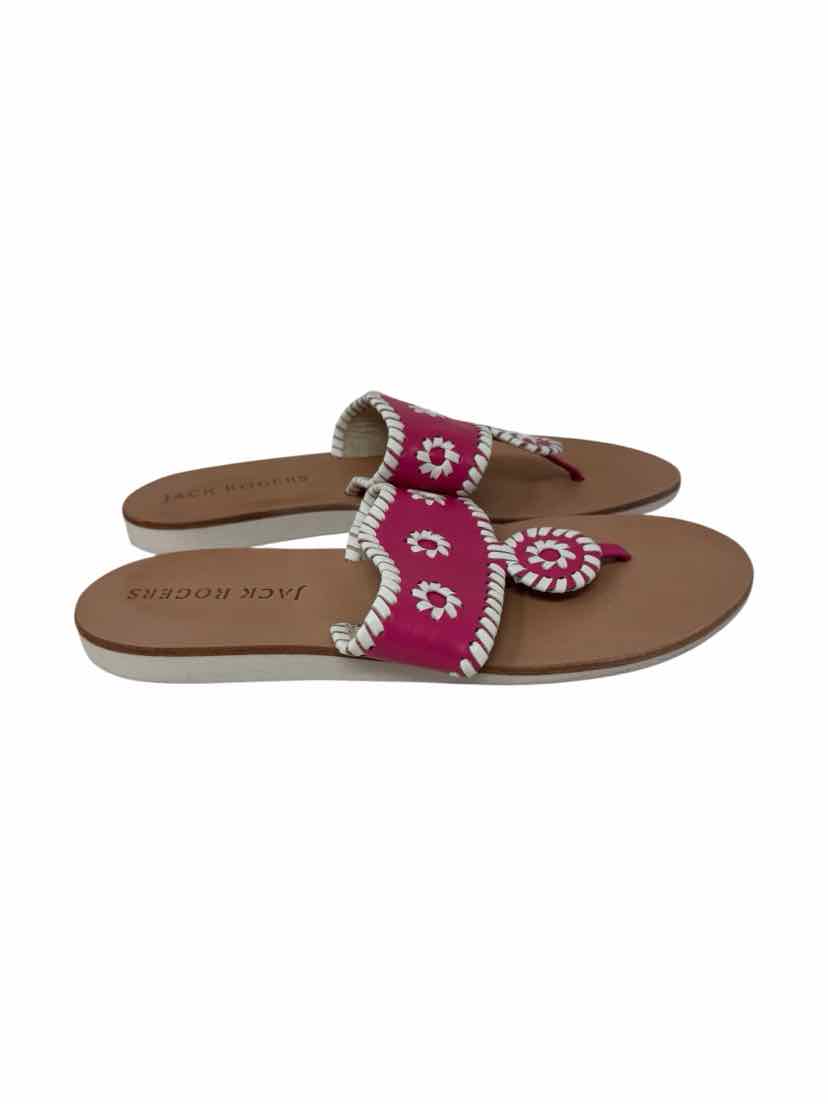 Shoe Size 9 Jack Rogers Pink Leather Sandals