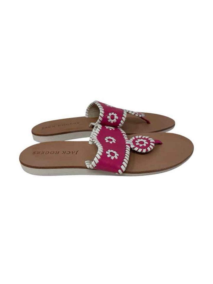 Shoe Size 9 Jack Rogers Pink Leather Sandals