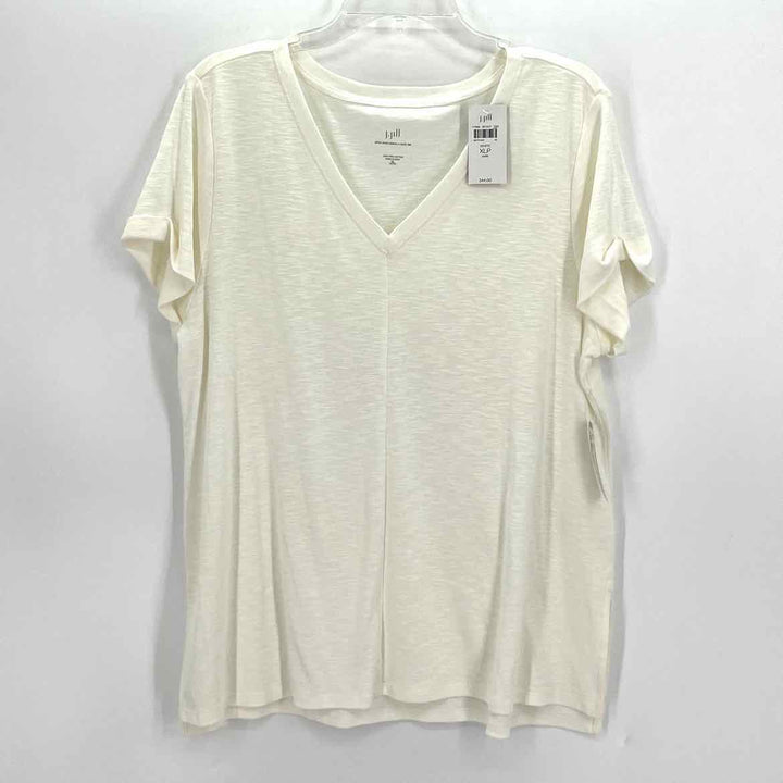 Size Petite J JILL Ivory Shirt