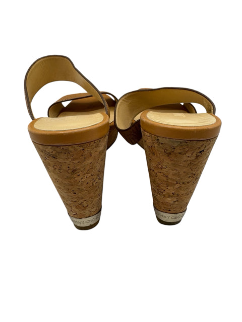 Shoe Size 38 JIMMY CHOO Tan Sandals