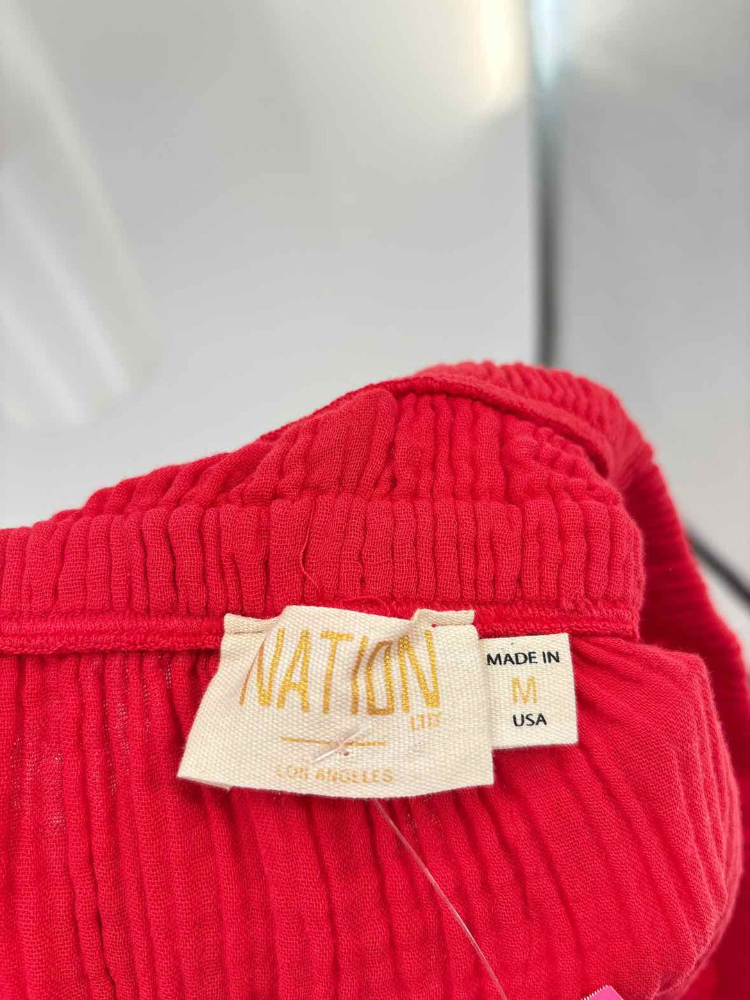 Size M NATION Red Skirt