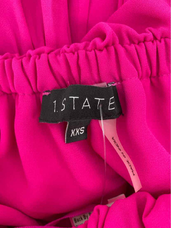 Size XXS 1. State Fuschia Dress